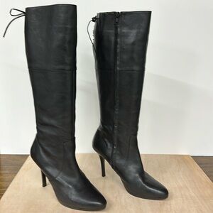 Ralph Lauren Leather Heeled Lavinia Boots